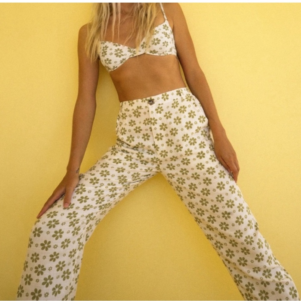 Billabong Printed Linen Pants